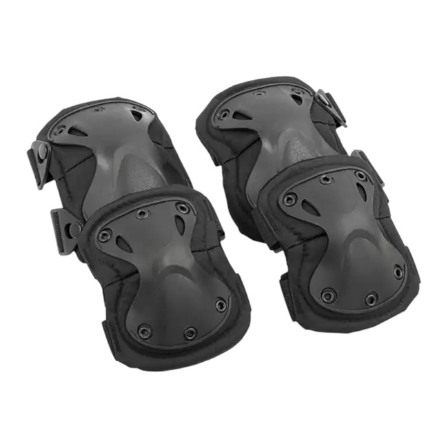 SET KNEE/ELBOW PROTECTORS - 4 PCS - BLACK - PJ