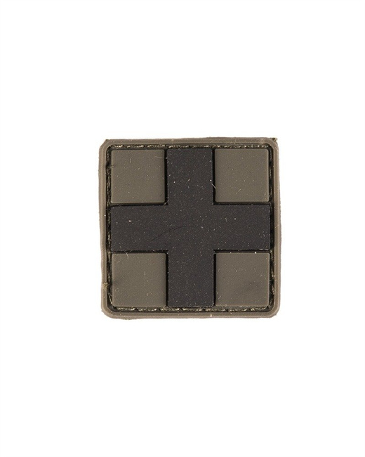 PVC 3D FIRST-AID PATCH WITH HOOK and LOOP CLOSURE - Mil-Tec - OD - SMALL