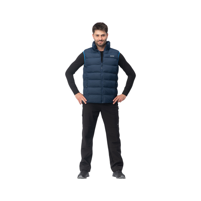 MEN'S QUILTED VEST SANIS - DRESS BLUE/ LAPIS BLUE - MAGNUM 