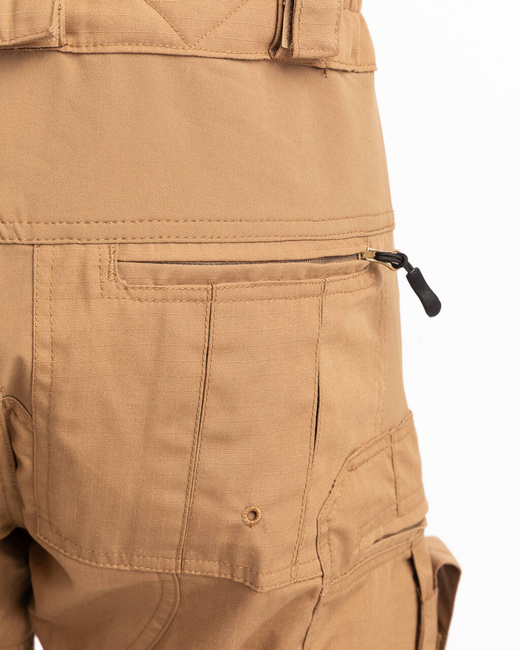 COMBAT PANTS WITH SOFT KNEEPAD, BLACK - OPENLAND TACTICAL