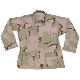 BDU JACKET - 3 COL DESERT - US MILITARY SURPLUS - USED