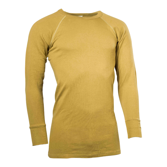 Thermal undershirt - Military surplus from the Dutch Army - Koala Brown Plush - Like new
