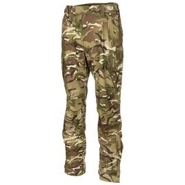 AIRCREW FIRE RESISTANT PANTS - CAMOUFLAGE MTP - MILITARY SURPLUS BRITISH ARMY - USED