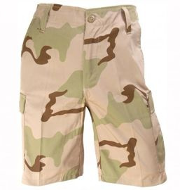 SHORT PANTS US 3-COLOUR DESERT CAMO BERMUDA