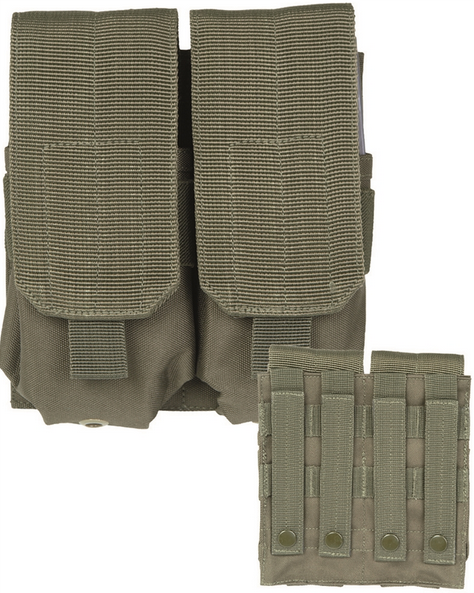 MAGAZINE DOUBLE POUCH - M4/M16 - Mil-tec - OD