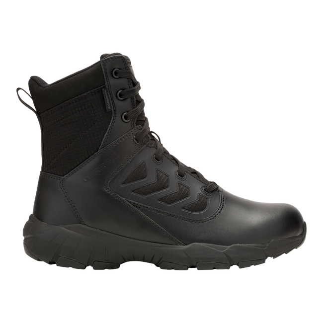 Fullbench Tactical 8-inch Side Zip WP Boots - Black