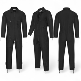 German flight coverall - Black - Mil-Tec