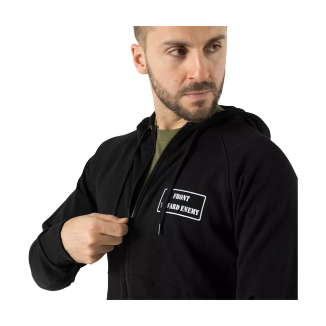 Front Toward Enemy Unisex Hoodie - Black - Helikon
