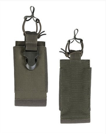 RADIO POUCH WITH HOOK CLOSURE BACKSIDE - Mil-Tec® - OD