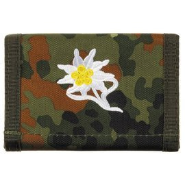 BW wallet - "Edelweiß" model - Flecktarn camouflage