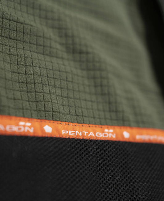 WATERPROOF RAIN JACKET - ARTAXES SOFTSHELL - PENTAGON - WOODLAND