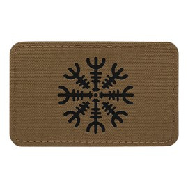 PATCH HELMET OF HORROR HORIZONTAL LASER CUT - COYOTE/BLACK - M-TAC