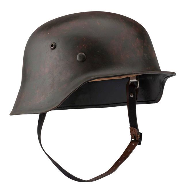 M42 HELMET - GERMAN ARMY MILITARY SURPLUS - REPRO - USED