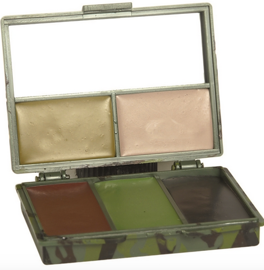 W/l Camo 5 Col.face Paint Set W. Mirror