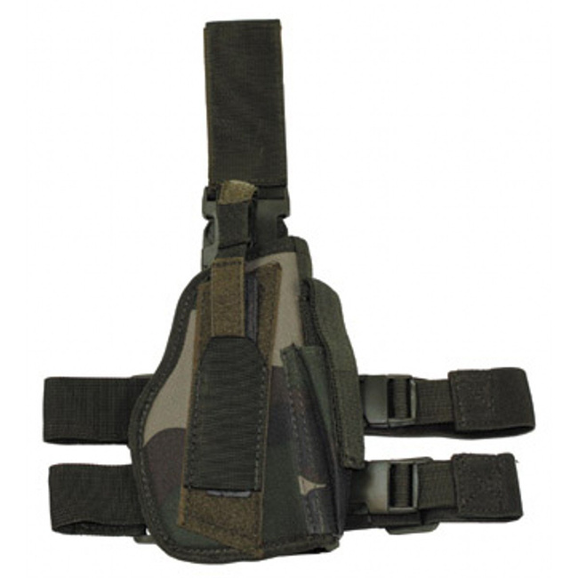 TACTICAL HOLSTER FOR RIGHT LEG - MFH® - CCE CAMOUFLAGE