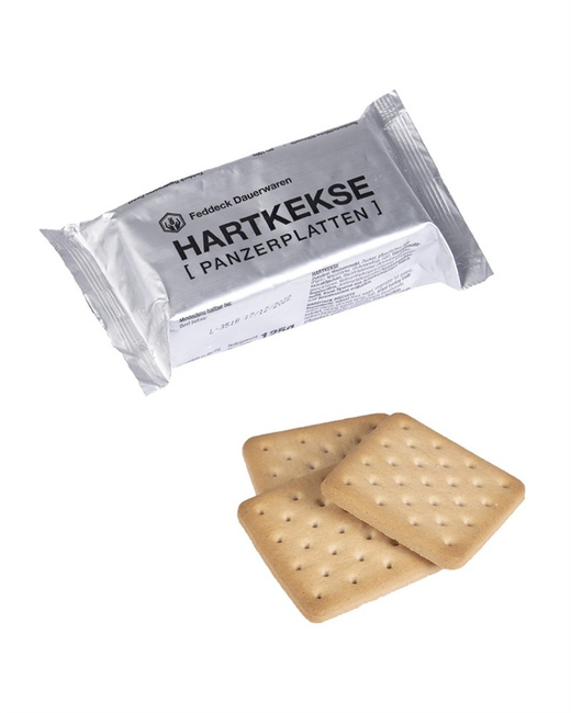 The famous "Panzerplatten" biscuits - German Army Military Surplus BW - 125 gr. (10 pieces - 1250 gr)