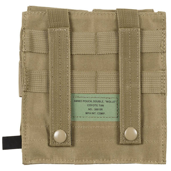 Ammo Pouch, double, "Molle", coyote tan - MFH