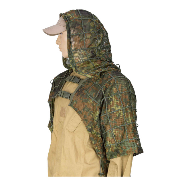 SNIPER S CAPE, FLECKTARN GHILLIE - MIL-TEC