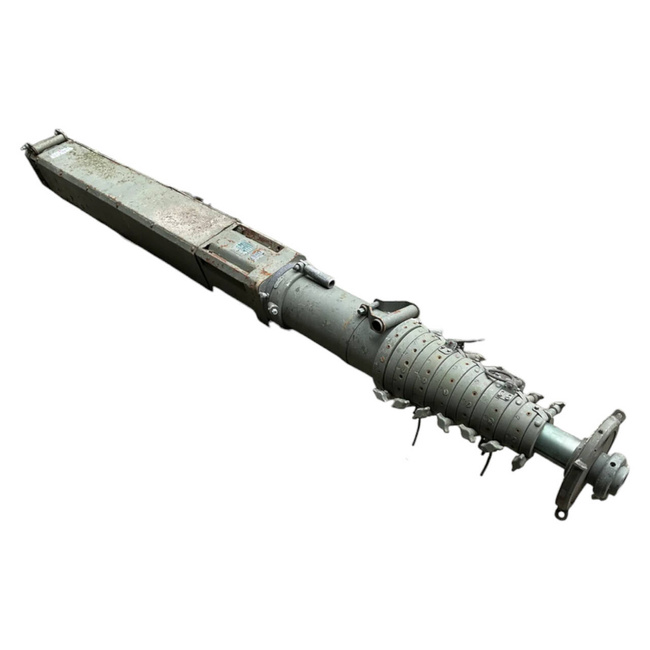 PNEUMATIC RADIO ANTENNA WITH MAST - 2.4 M LONG (CLOSED) - MILITARY SURPLUS BRITISH ARMY - IN GOOD CONDITION