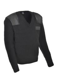 M-Tramp V Neck Officer Pullover black