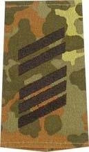 GERMAN ARMY FLECKTARN CAMO/BLACK SHOULDER LOOPS ´OBERSTABSGEFREITER´