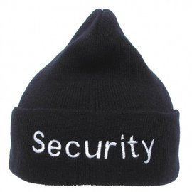 WATCH HAT "SECURITY" - BLACK
