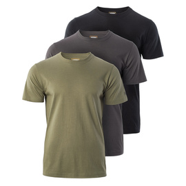 MAGNUM BASIC T-SHIRT 3-PACK - OLIVINE/FORGED IRON/BLACK
