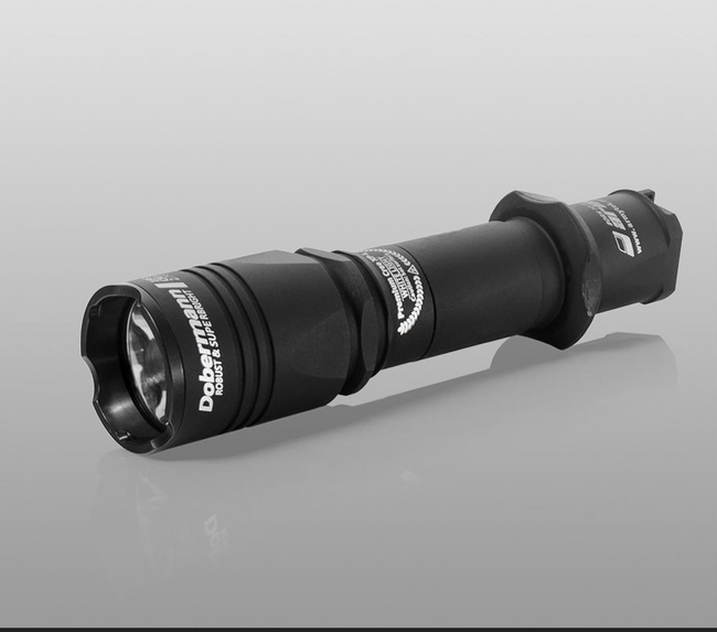 Armytek Dobermann XP-L HI White Tactical Flashlight