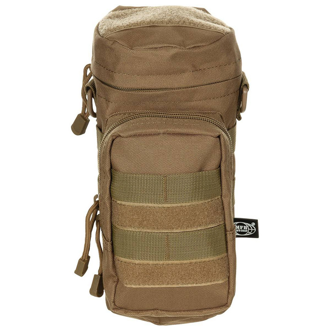 Bag, round, "MOLLE", coyote