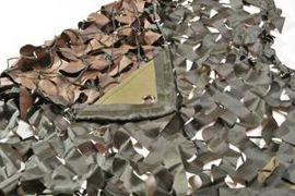 CAMO NET WOODLAND CAMO POLYESTER (2.4 x 3.0 m)