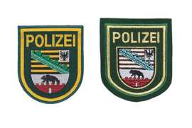 POLICE BADGE SAXONY-ANHALT - LIKE NEW