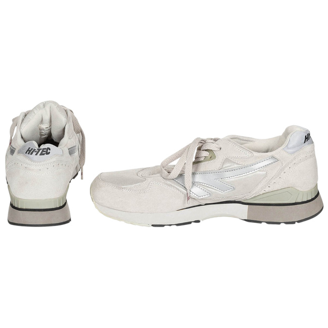 SPORTS SHOES - HI TEC - SILVER SHADOW - BRITISH ARMY MILITARY SURPLUS - WHITE - USED