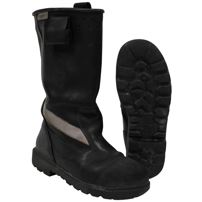 Brit. Fire Boots, used lined, "JOLLY"