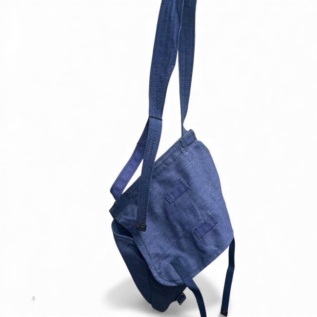 Romanian Military bread bag - Security, post-WWII, Romanian Army Surplus blue - Used