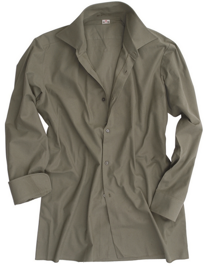 CZECH SERVICE SHIRT M21 - OD - MILITARY SURPLUS - USED