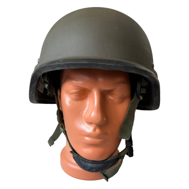 Ballistic Protection Helmet - Kevlar - Romanian Armed Forces Military Surplus - Olive Drab Green - Like New