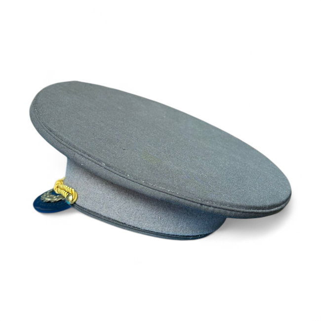 Officer's cap - Romanian Army military surplus from the RSR period - Grey - Like new