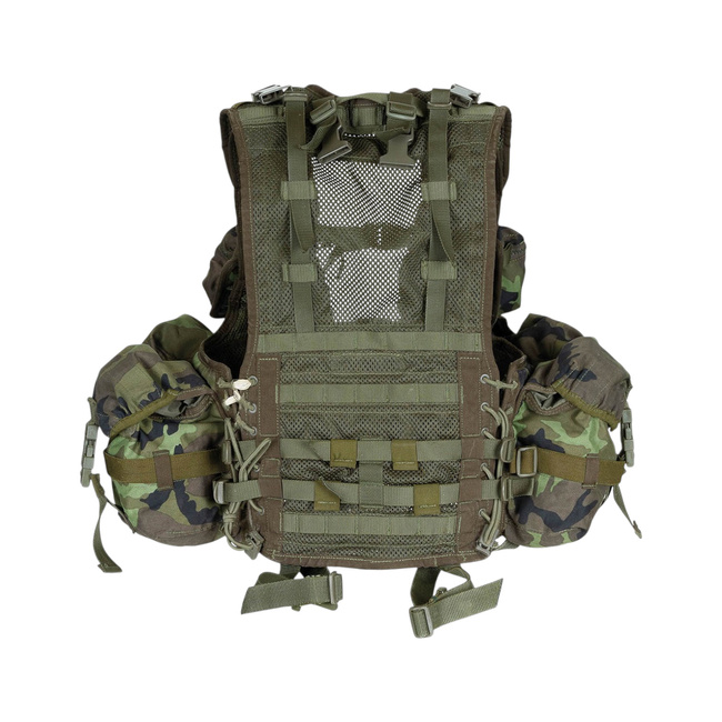 M2007 Tactical Vest - Military surplus from the Czech Army - M95 Camouflage - Used