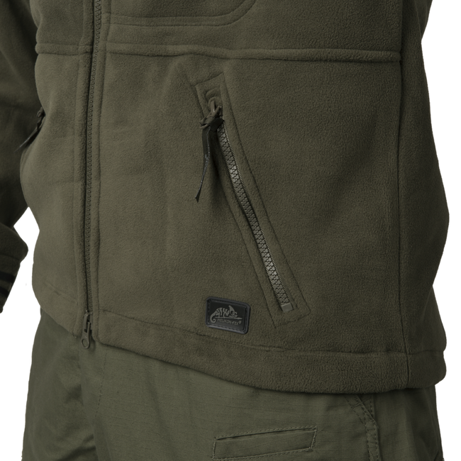 FLEECE JACKET - POLISH INFANTRY - Helikon-Tex® - BLACK/PL WOODLAND