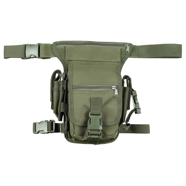 HIP BAG - WITH LEG AND BELT FIXING - "SECURITY" - MFH® - OD GREEN