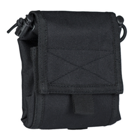 COLLAPSIBLE EMPTY SHELL POUCH - Mil-Tec - BLACK