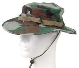 BUSH HAT JUNGLE US WOODLAND CAMO