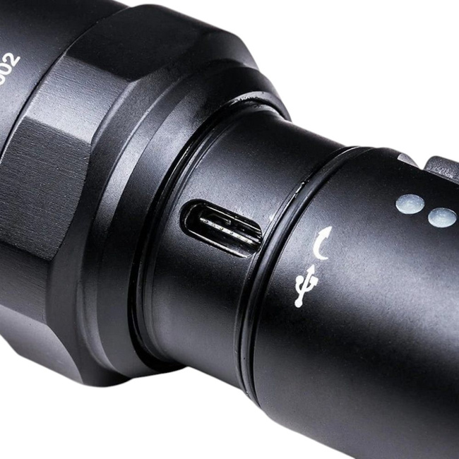 Nextorch P80 Powerful Tactical Flashlight - Black