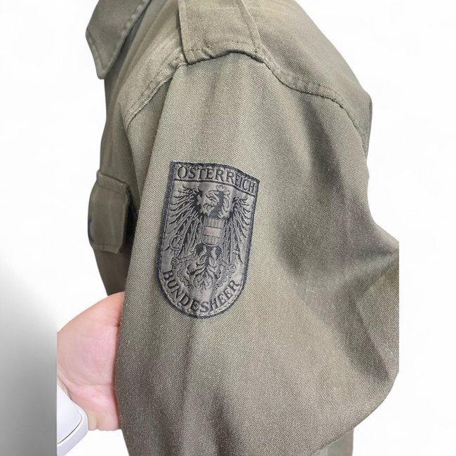 Original Jacket - Austrian Army Military Surplus - OD Green - Used