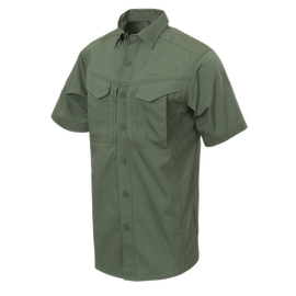 SHORT-SLEEVED SHIRT - DEFENDER MK2® - POLYCOTTON RIPSTOP - Helikon-Tex® - OLIVE GREEN