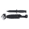 Pilot Knife, nyl./lea. sheath, black