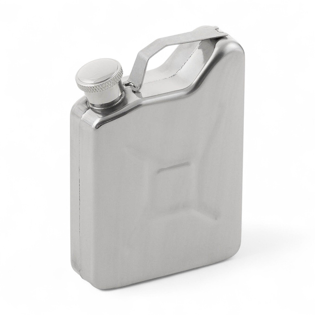 Canister-style flask, stainless steel - 170 ml