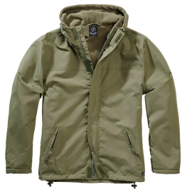 WINDBREAKER FRONT ZIP - OLIVE - BRANDIT