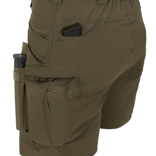 OUTDOOR TACTICAL ULTRA SHORTS - VERSASTRECH LITE - TAIGA GREEN - HELIKON