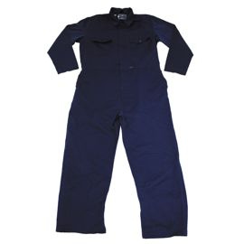 BRITISH WORKER COVERALL - BLUE - MILITARY SURPLUS - USED